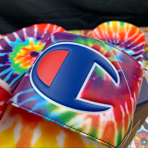 Champion Rainbow Tie Dye Slides 7 Womens - Picture 5 of 9